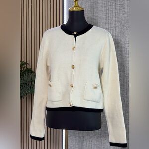 H&M KNITTED POCKET-DETAIL CARDIGAN